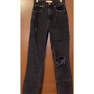 Abercrombie & Fitch The 90s Straight Ultra High Rise (Size 24 or 00 Short)